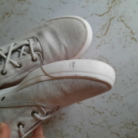 Keds Triumph Mid-Top Wool Sneakers Style# WF56627M- Heather Gray,  Size 10 - Picture 10 of 16